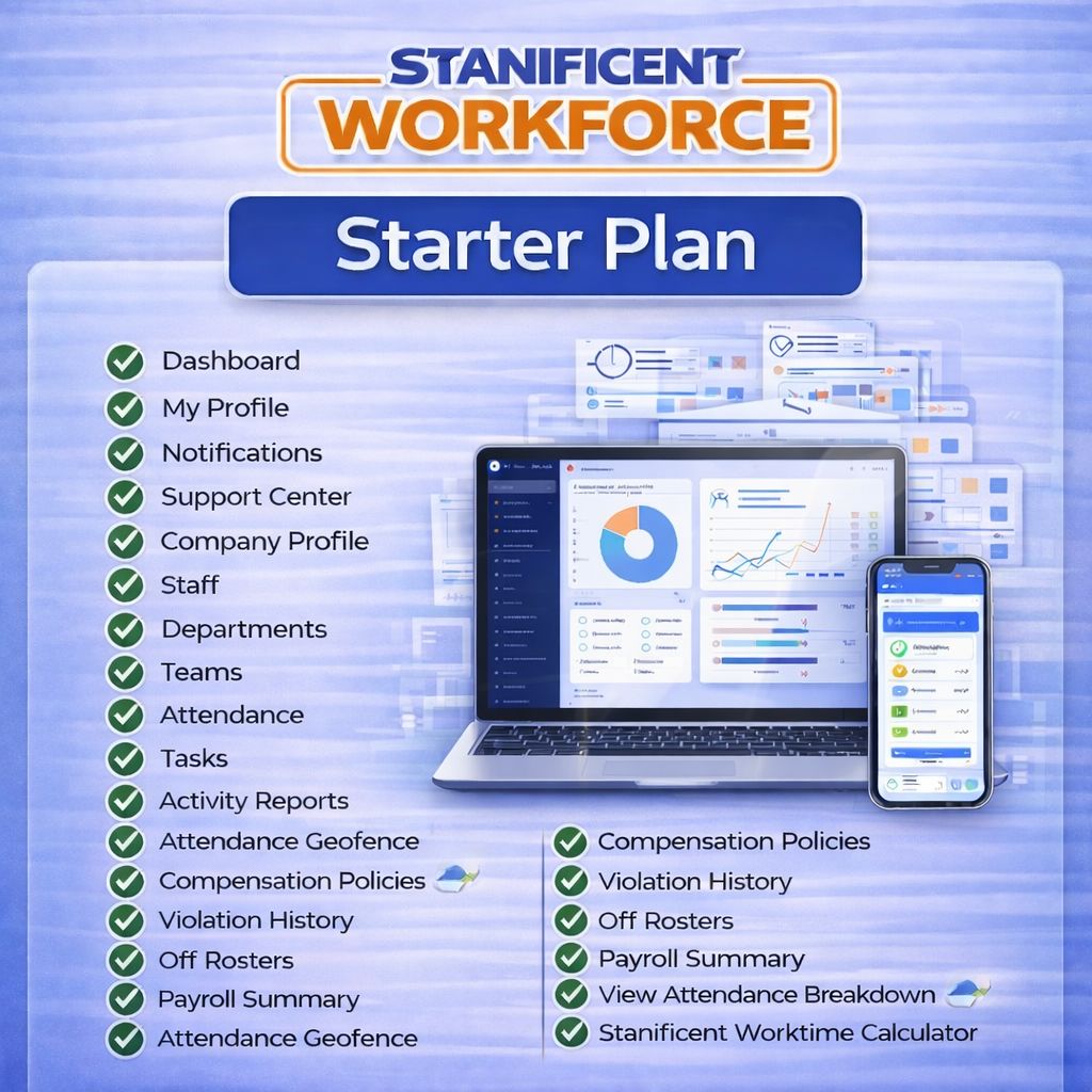 STANIFICENT WORKFORCE – Starter Plan (5 Years)