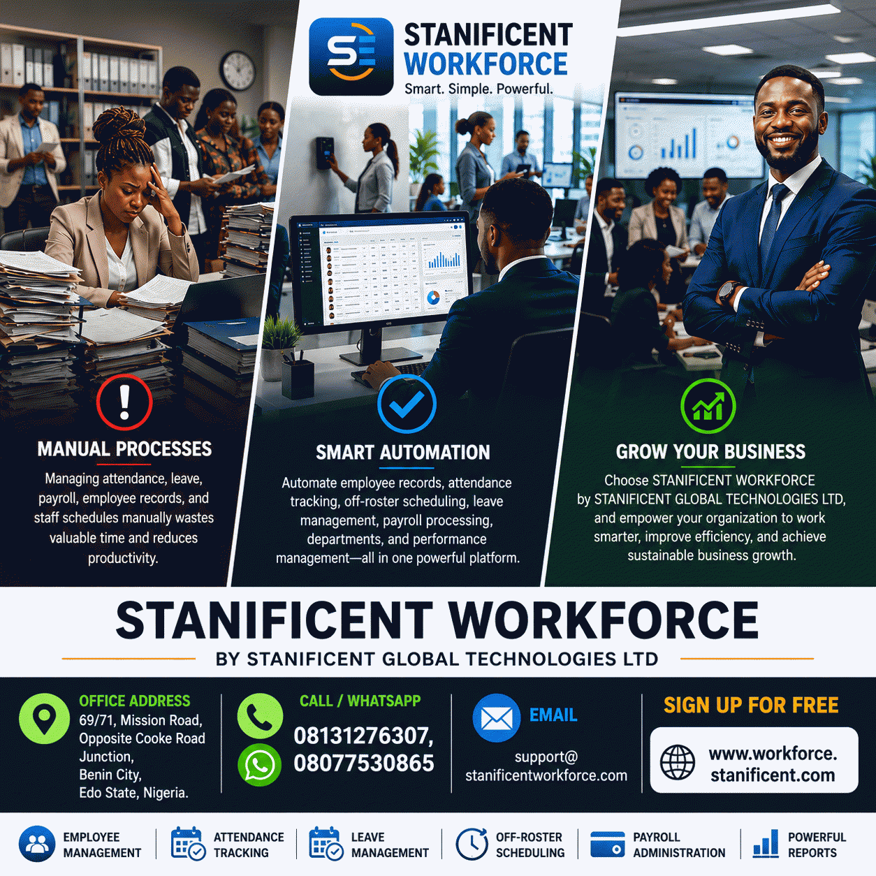 Stanificent Workforce Sofware